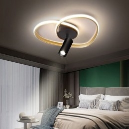 Flush Mount Brushed Gold Heart Shape Lighting Spotlight