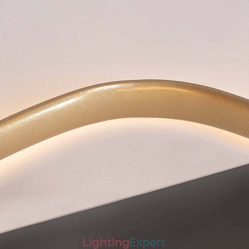 Flush Mount Brushed Gold Heart Shape Lighting Spotlight