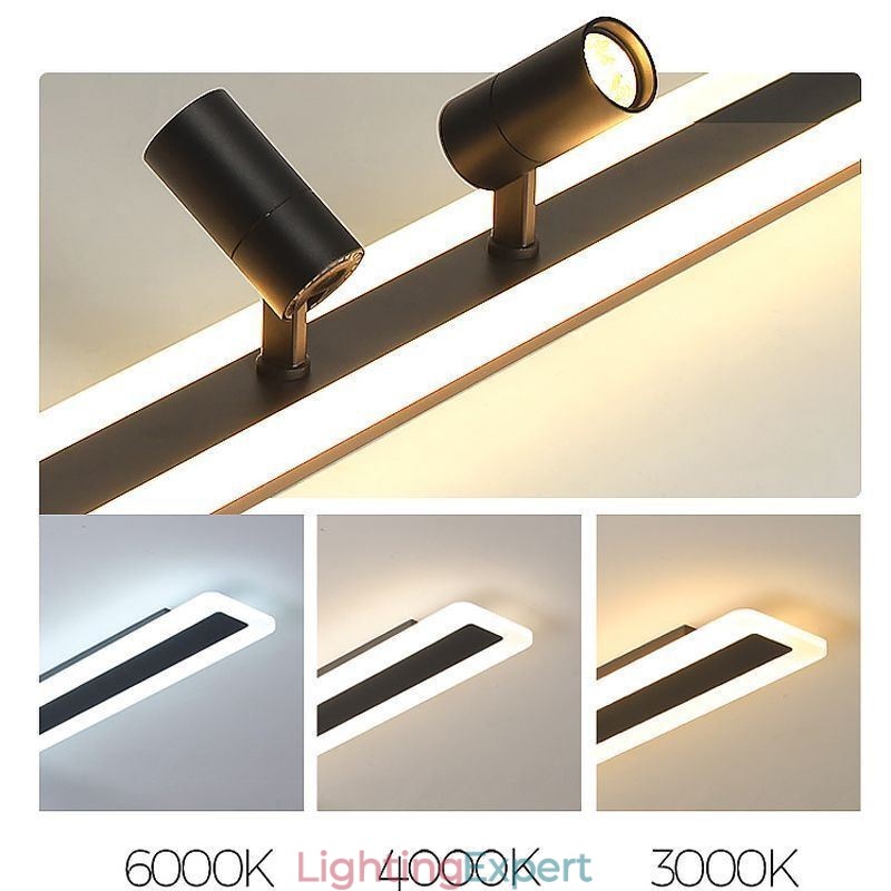 Linear Flush Mount Acrylic Ceiling Lamp Spotlight