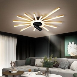Flush Mount Acrylic Irregular Linear Lamp Spotlight