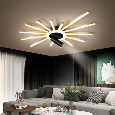 Flush Mount Acrylic Irregular Linear Lamp Spotlight