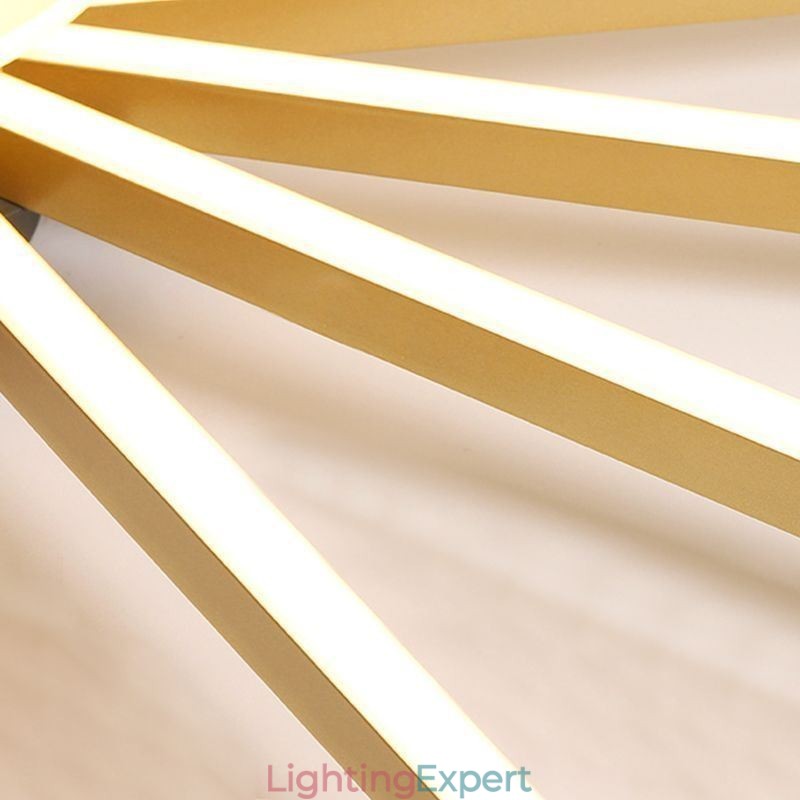 Flush Mount Acrylic Irregular Linear Lamp Spotlight