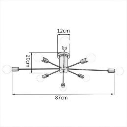 Magic Bean Flush Mount Ceiling Light Decorative Light Fixture