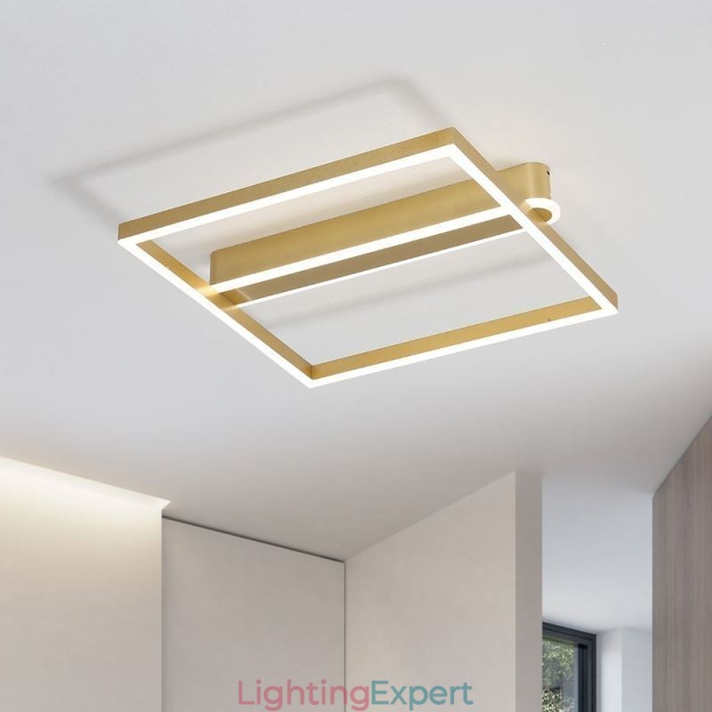 Acrylic Square Flush Mount Ceiling Light
