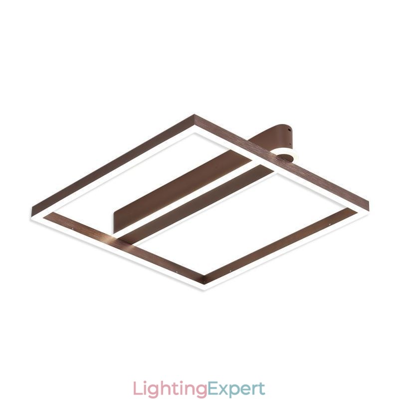 Acrylic Square Flush Mount Ceiling Light