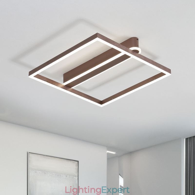Acrylic Square Flush Mount Ceiling Light