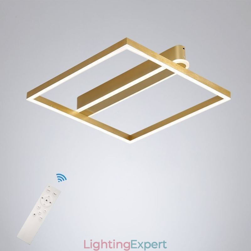 Acrylic Square Flush Mount Ceiling Light