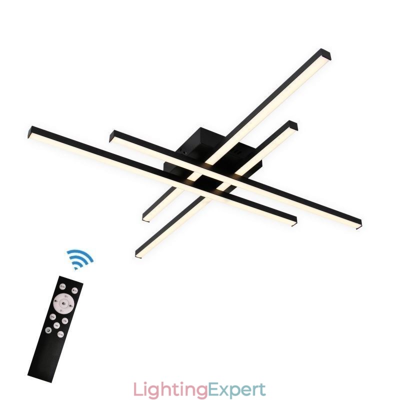 Linear Flush Mount Ceiling Light Simple Acrylic Lighting