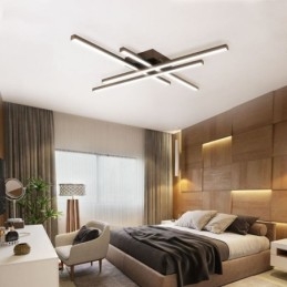 Linear Flush Mount Ceiling Light Simple Acrylic Lighting