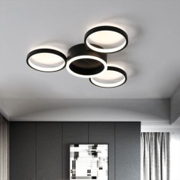 4 Ring Flush Mount Ceiling Light