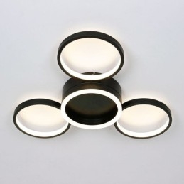 4 Ring Flush Mount Ceiling Light