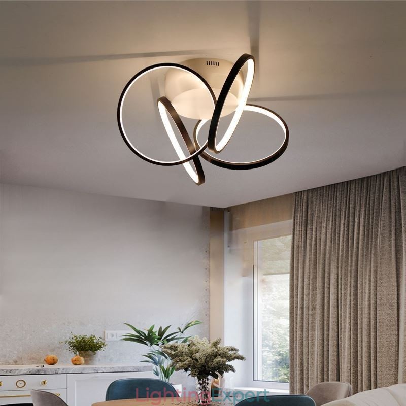 Acrylic Halo Ring Flush Mount Ceiling Light