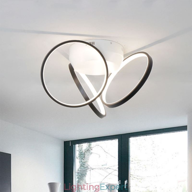 Acrylic Halo Ring Flush Mount Ceiling Light
