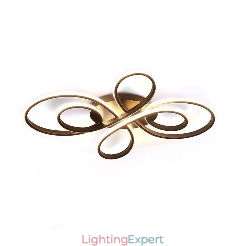 Modern Chinese Knot Flush Mount Ceiling Light