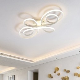 Modern Chinese Knot Flush Mount Ceiling Light
