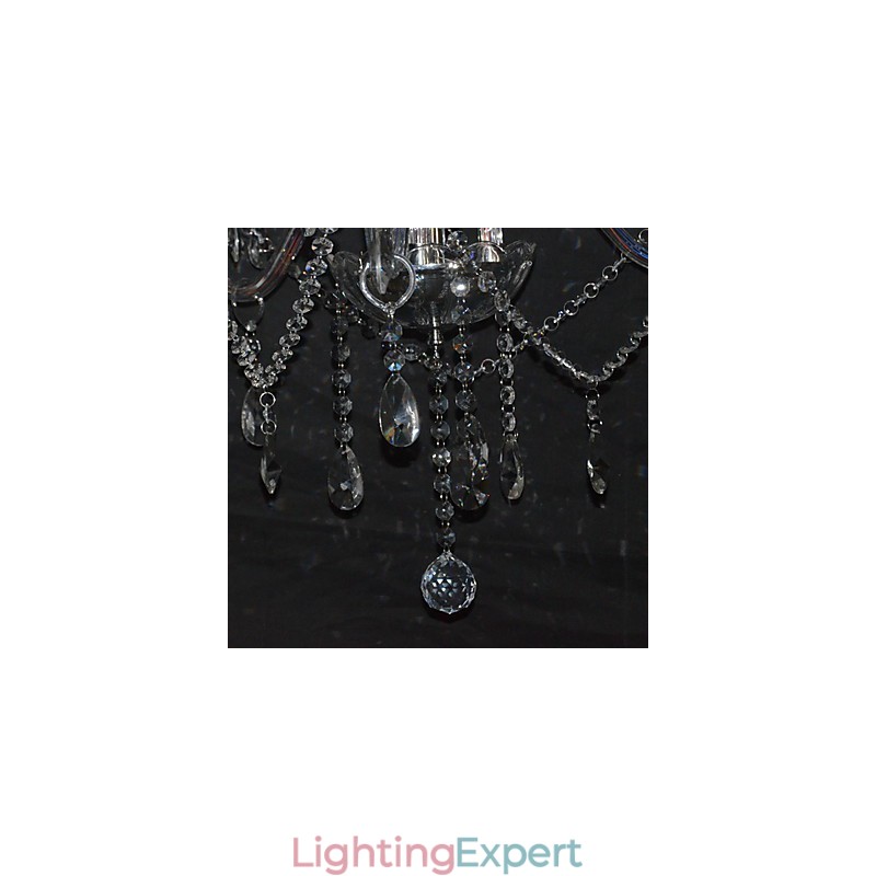 Modern Splendid 3 Lights Chandelier With Crystal Arm