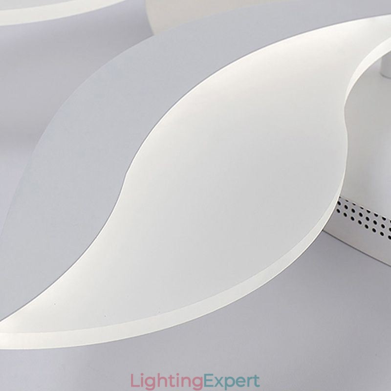 Acrylic Petal Flush Mount Ceiling Light
