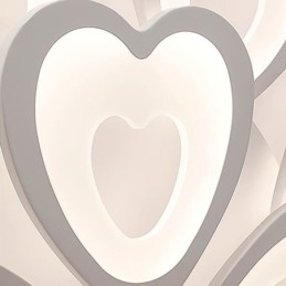 Heart Shaped Petal Ceiling Light Flush Mount