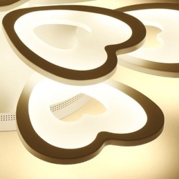 Heart Shaped Petal Ceiling Light Flush Mount