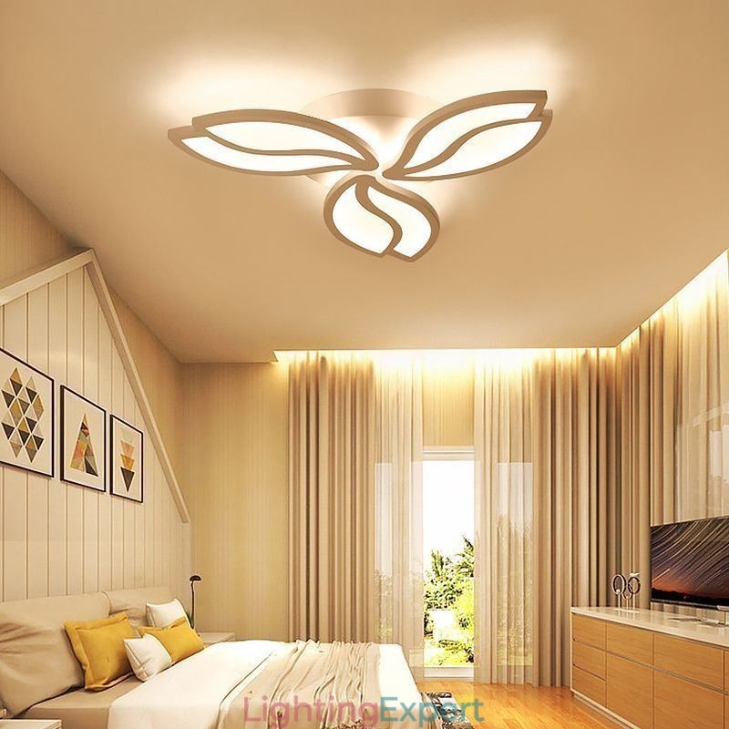 Acrylic Flower Flush Mount Ceiling Light