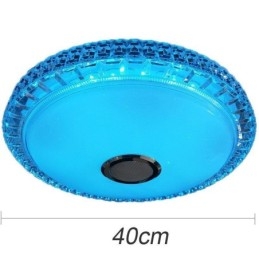 Flush Mount Ceiling Light Remote APP Control Bluetooth Music Speaker Light