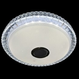 Flush Mount Ceiling Light Remote APP Control Bluetooth Music Speaker Light