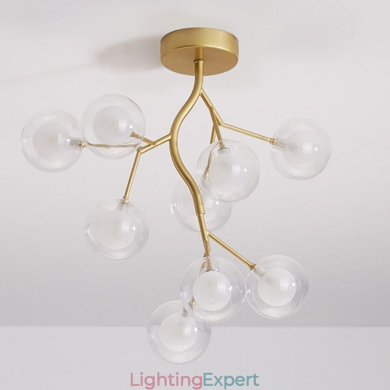 Nordic Branches Flush Mount Ceiling Light