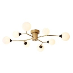 Glass Ball Flush Mount Magic Bean Ceiling Light