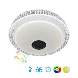 Ceiling Light Decorative Lamp Remote APP Control Bluetooth Music Speaker Flush Mount