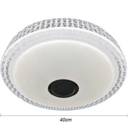 Ceiling Light Decorative Lamp Remote APP Control Bluetooth Music Speaker Flush Mount