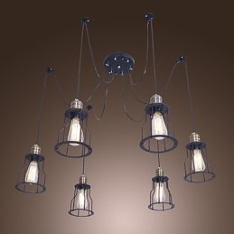 Traditional Classic Vintage Mini Style Painting Chandelier