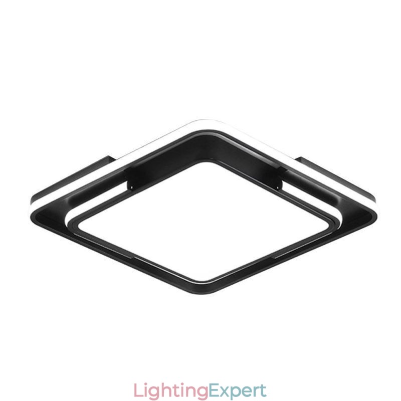 Modern Simple Flush Mount Ceiling Light Square Acrylic Light Fixture