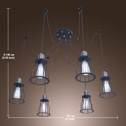 Traditional Classic Vintage Mini Style Painting Chandelier