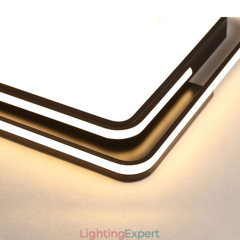 Modern Simple Flush Mount Ceiling Light Square Acrylic Light Fixture