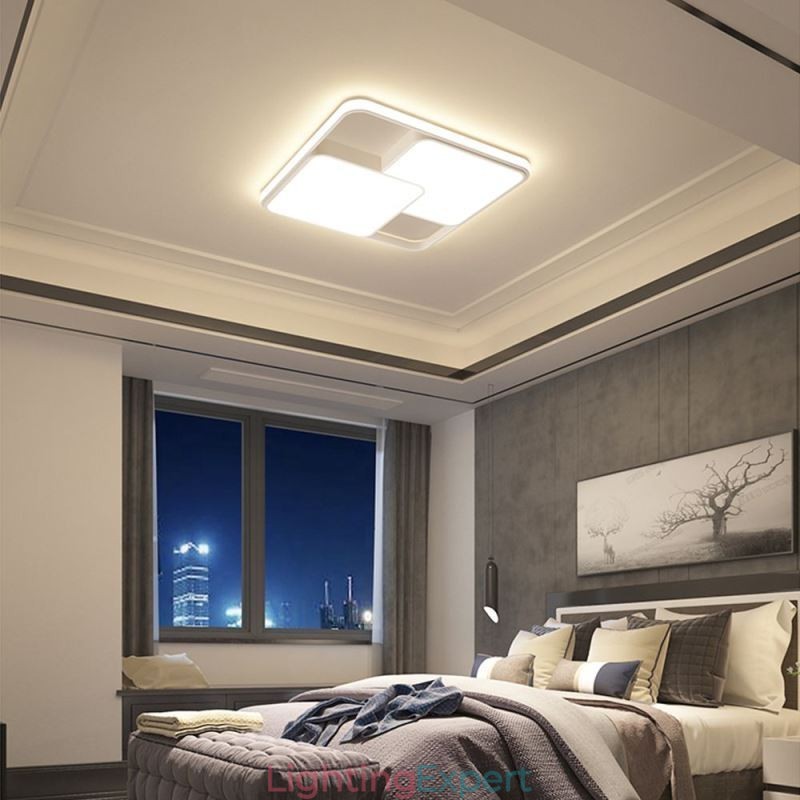 Modern Geometric Flush Mount Ceiling Light Acrylic Decoration Light