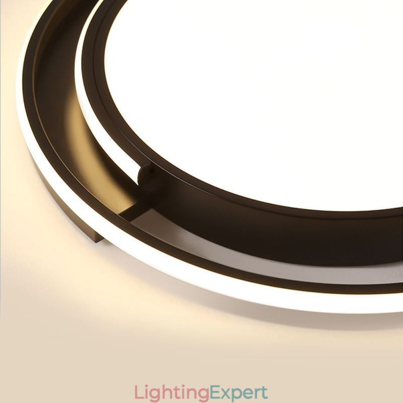 Modern Minimalist Flush Mount Ceiling Light Circular Ceiling Fixture