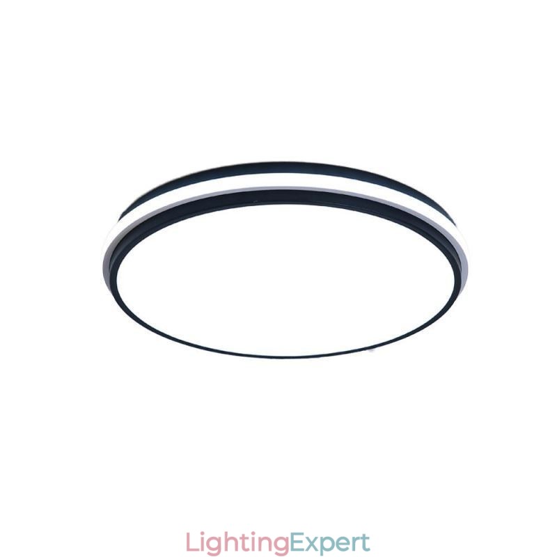 Minimalist Circular Flush Mount Ceiling Light Fixture Modern Acrylic Lighting