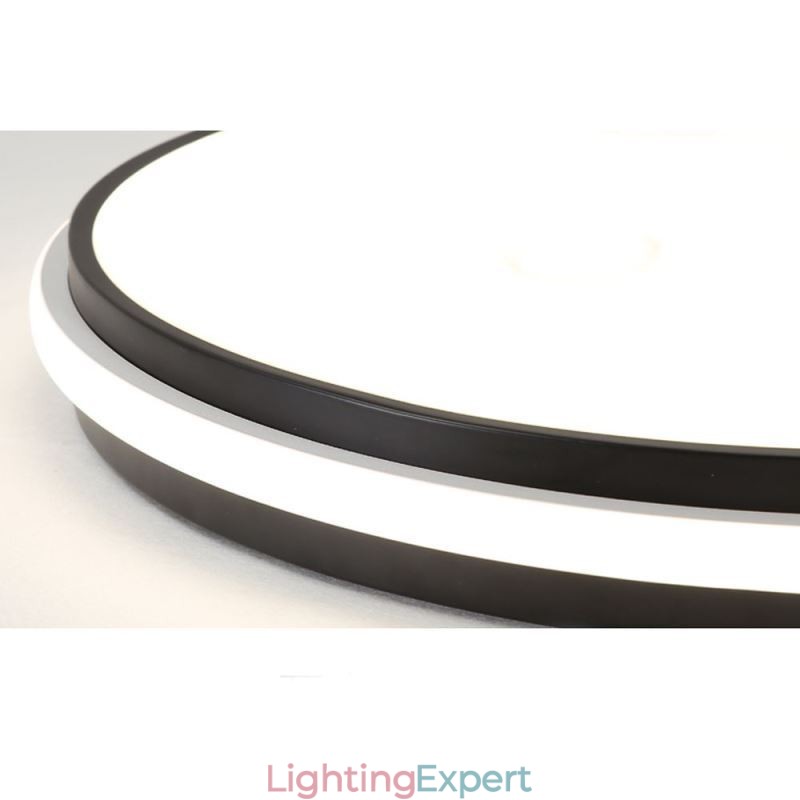 Minimalist Circular Flush Mount Ceiling Light Fixture Modern Acrylic Lighting