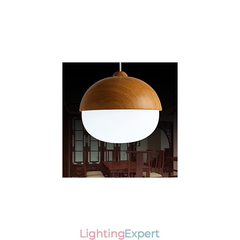 Chandelier Mini Style Modern Contemporary Wood Bamboo