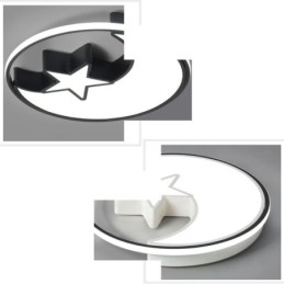 Moon & Star Flush Mount Ceiling Light