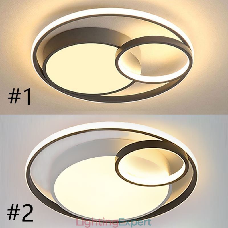 Modern Circular Flush Mount Ceiling Light