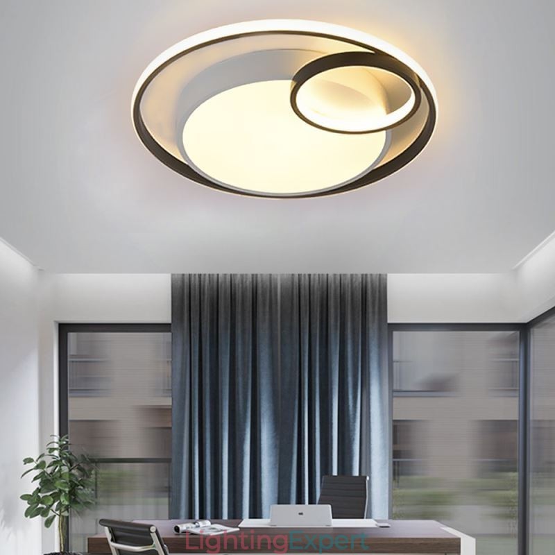 Modern Circular Flush Mount Ceiling Light