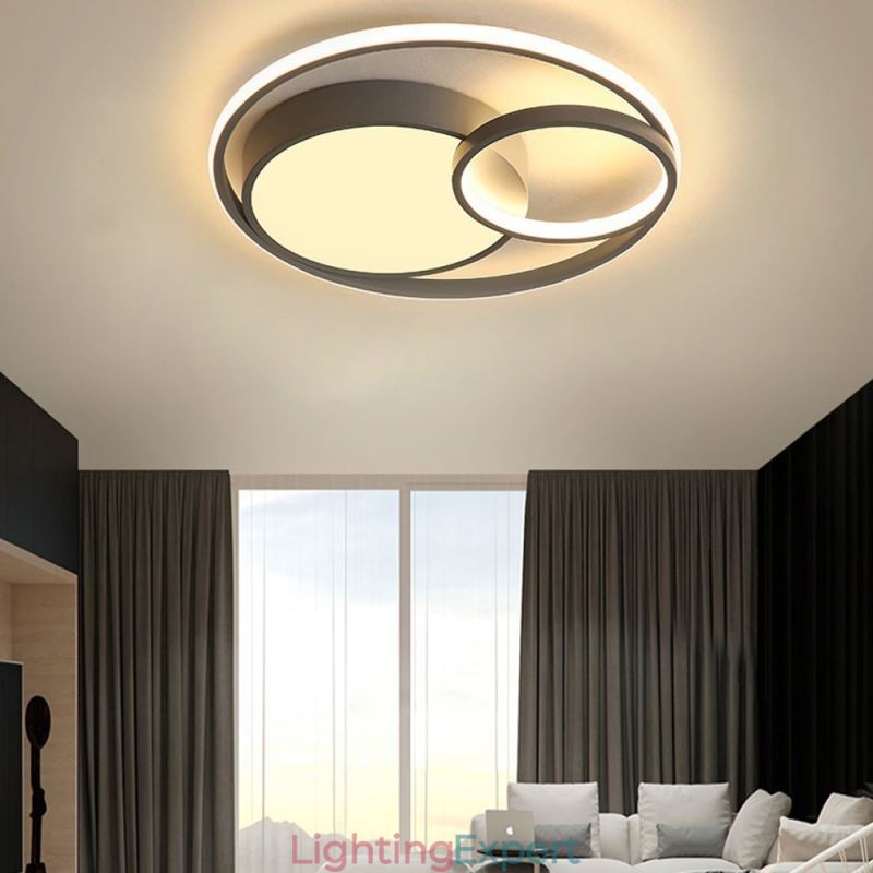 Modern Circular Flush Mount Ceiling Light