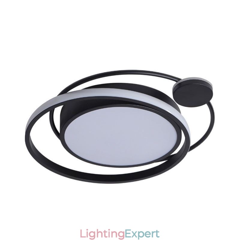 Contemporary Circular Flush Mount Ceiling Light