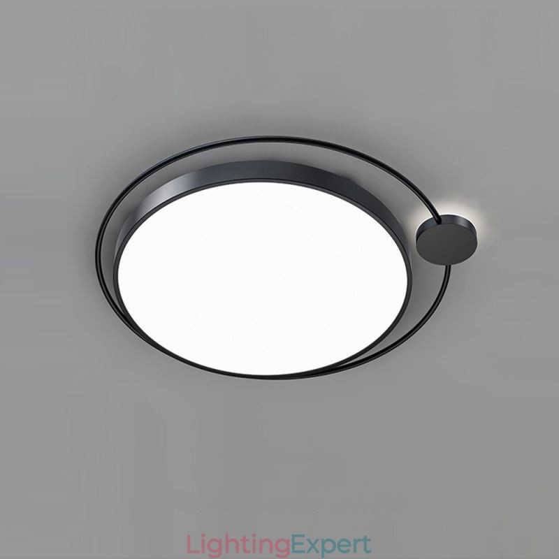 Simple Style Round Flush Mount Light Fixture Acrylic Ceiling Light
