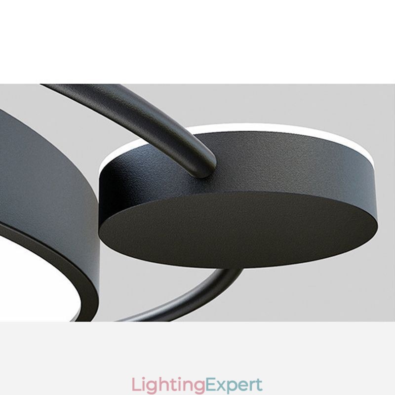 Simple Style Round Flush Mount Light Fixture Acrylic Ceiling Light