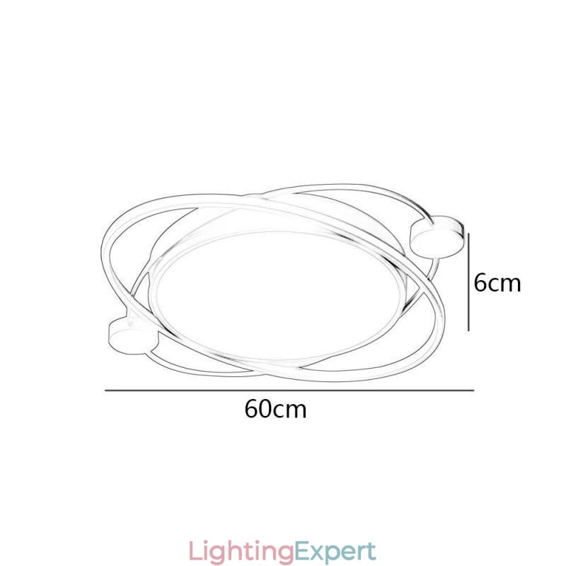 Modern Ceiling Light Planet Flush Mount Ceiling Lamp