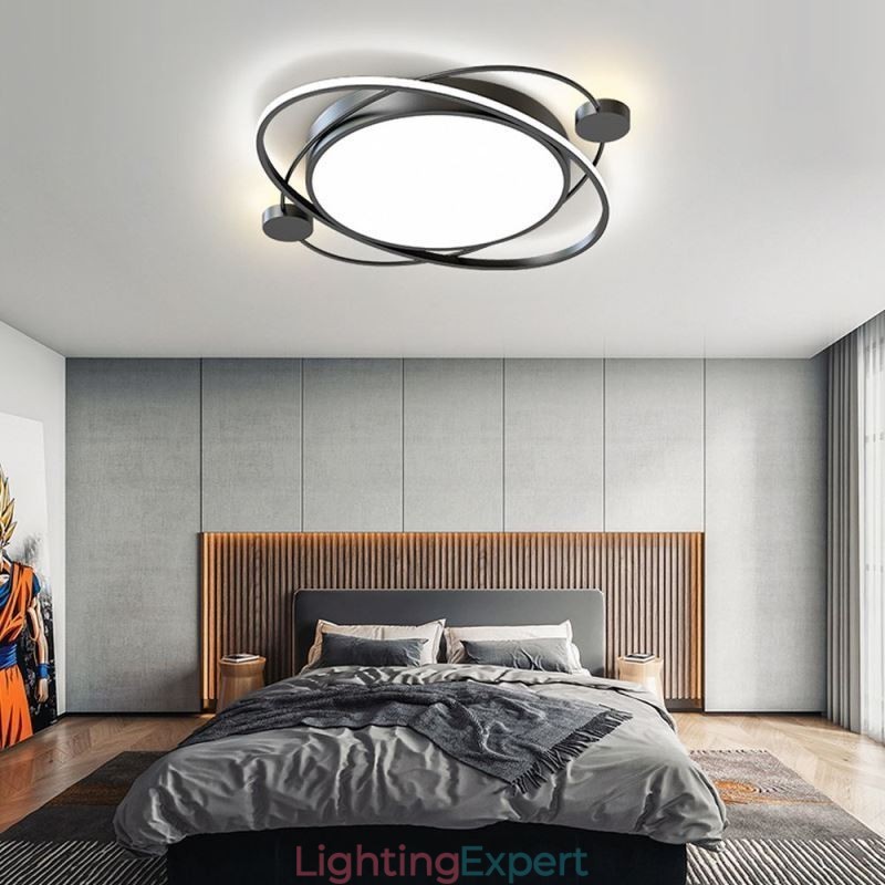 Modern Ceiling Light Planet Flush Mount Ceiling Lamp