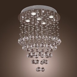 Crystal Chandelier with 5 lightsoque Design (K9 Crystal)
