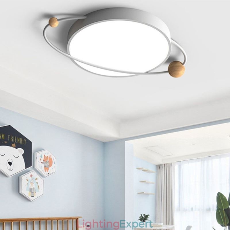 Modern Round Ceiling Light Planet Flush Mount Light Fixture